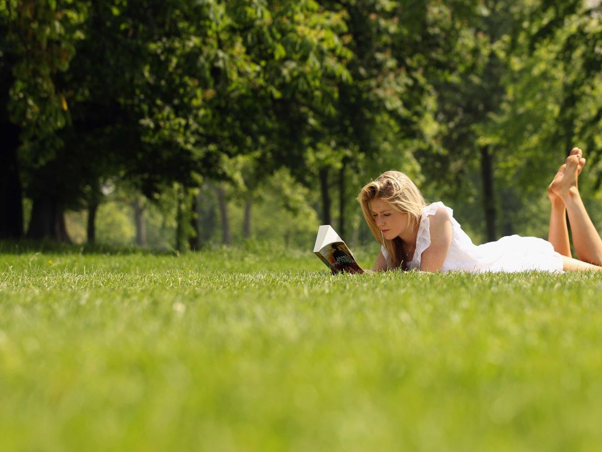 Book Club - Girl Reading in the Grass