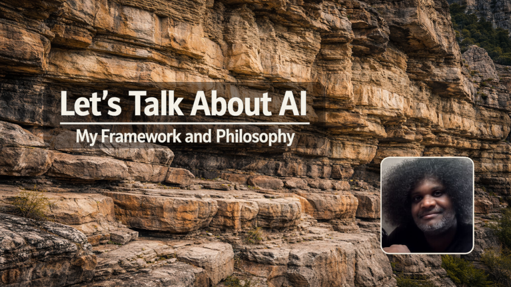 Thumbnail image of Dexter Nelson discussing applied ontology-first AI and bias-free decision-making over a calm natural landscape